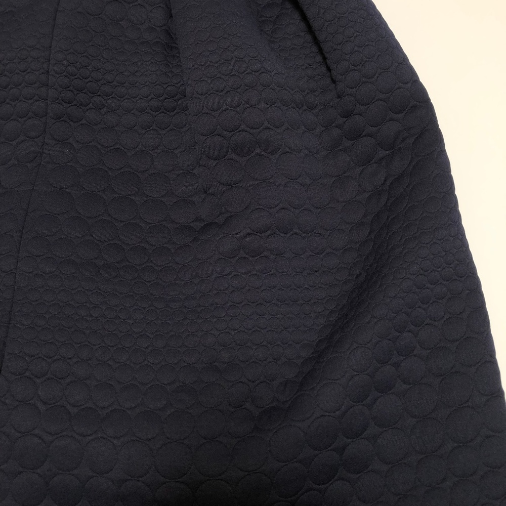 NEW Taylor Navy Blue Jacquard Fit & Flare Dress 12 - Picture 5 of 8
